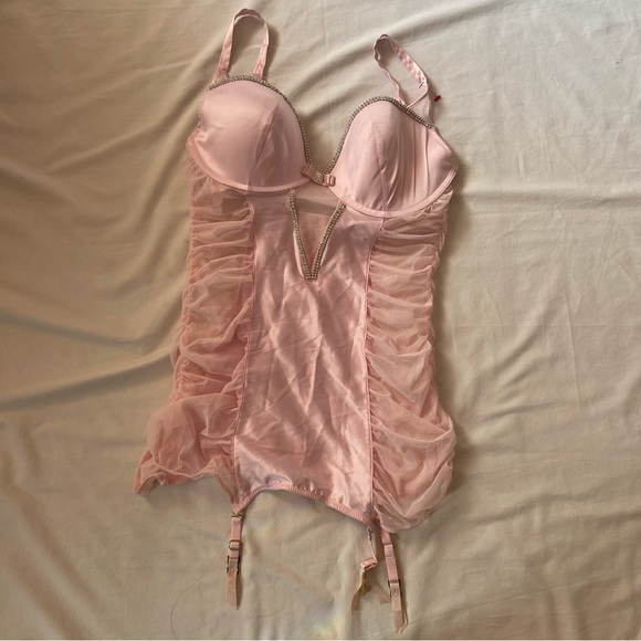 Victoria's Secret Other - Victoria secret pink bling slip chemise cami top